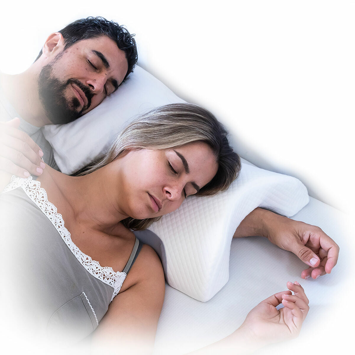 Cervalia™ – Oreiller Cervical Ergonomique | Soulage les tensions & améliore votre sommeil